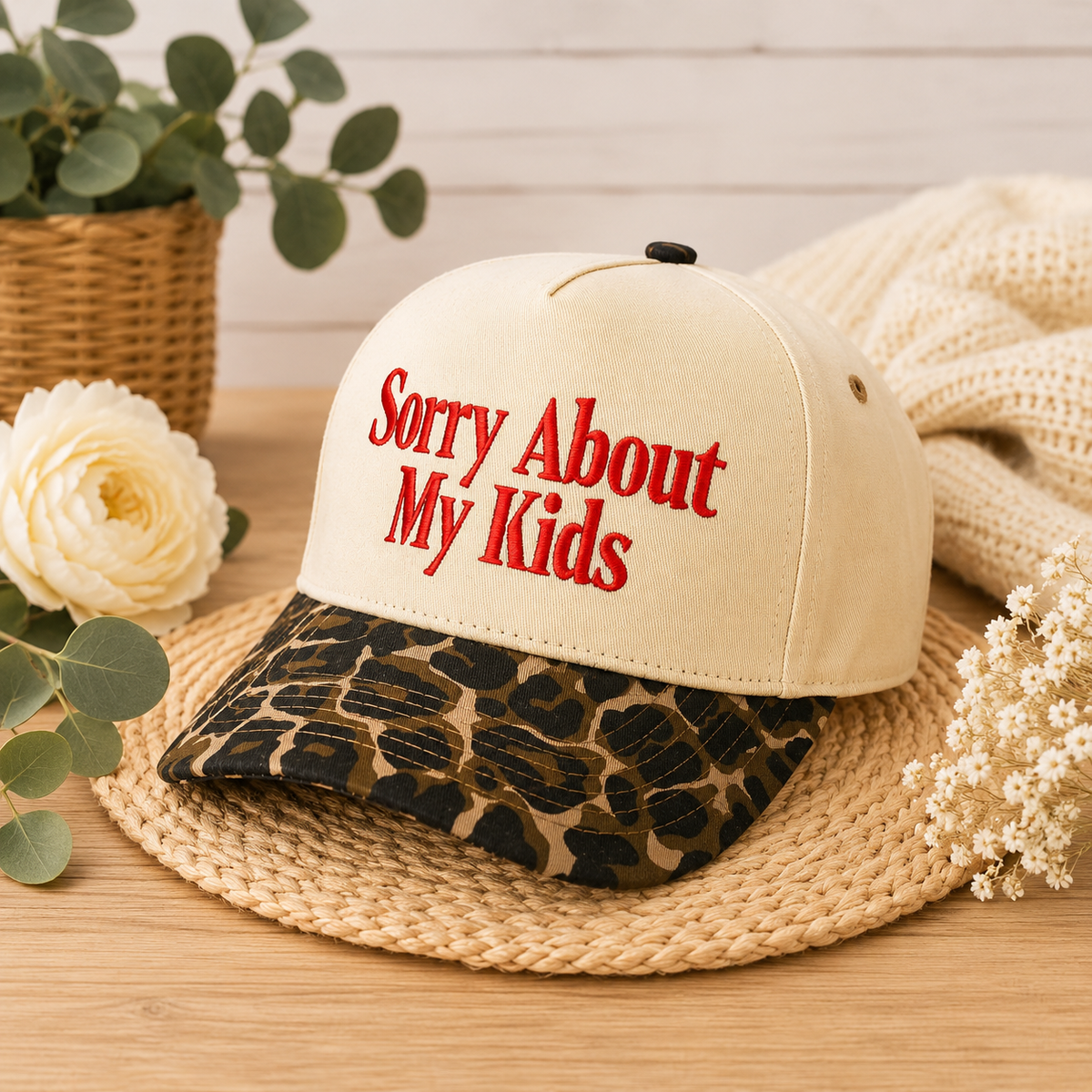 Sorry about my kids hat