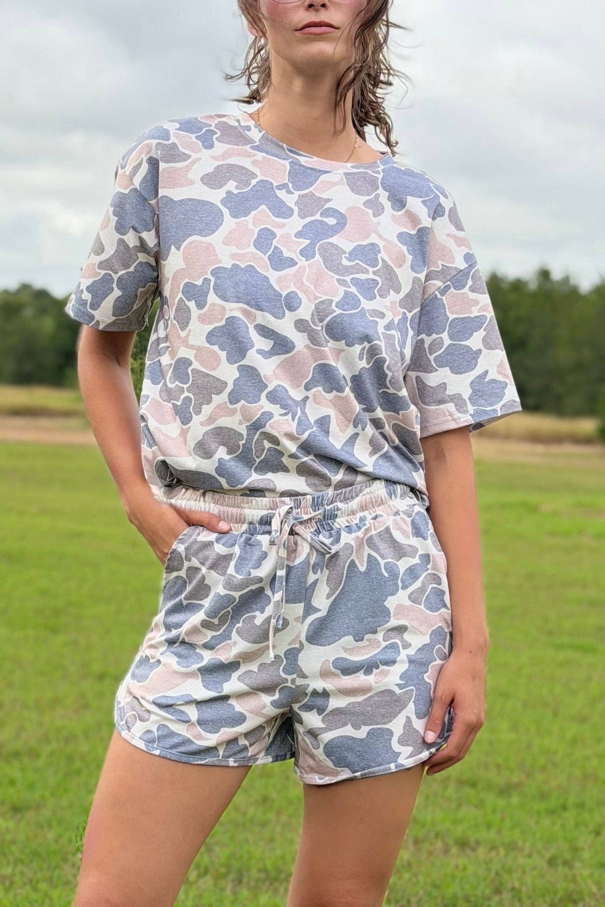 Savanna Camo Short Set
